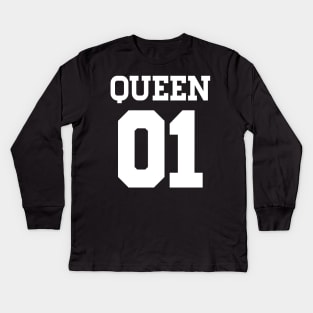 Queen Kids Long Sleeve T-Shirt